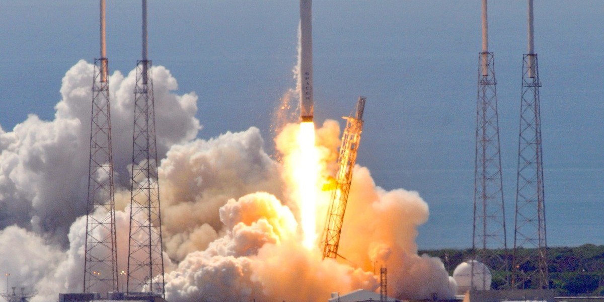 Rakieta Falcon 9 produkowana przez SpaceX