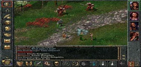 Screen z gry "Baldur's Gate"