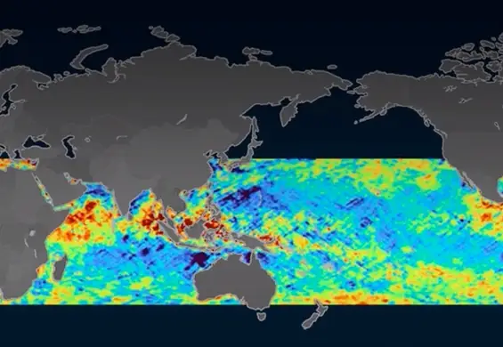 Z kosmosu widać wyspy mikroplastiku w oceanach. Mapa NASA szokuje