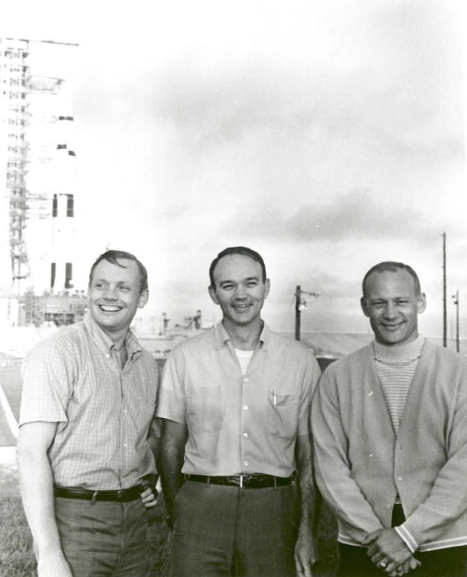 Baz Oldrin, Nil Armstrong i Majkl Kolins