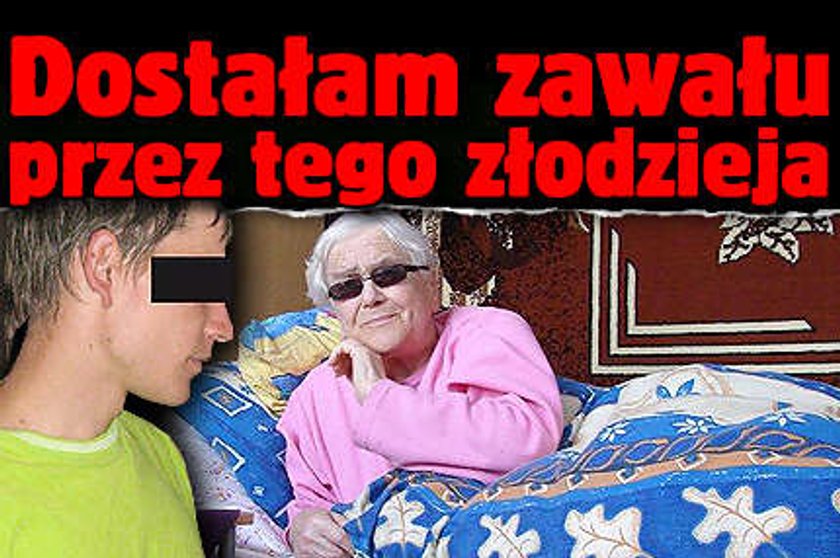 Zawał przez nocnego włamywacza