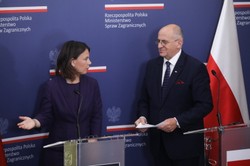 Spotkanie Raua z Baerbock. "Kwestia reparacji jest kwestią zamkniętą"