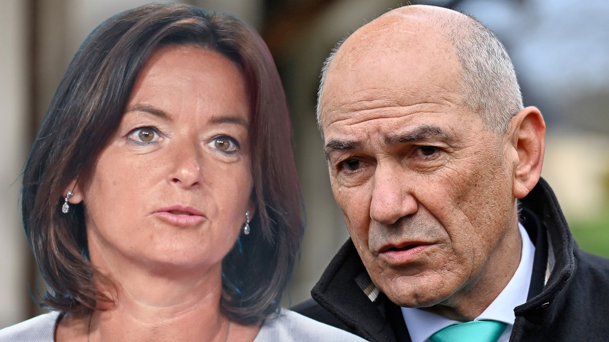 Tanja Fajon i Janez Janša