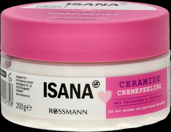 Isana Kremowy peeling Ceramidowy (Cena: 19,99zł / 200g)