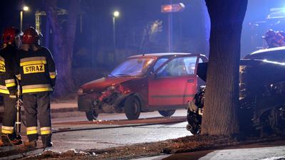 Seicento Sebastiana Kościelnika po zderzeniu z rządową limuzyną