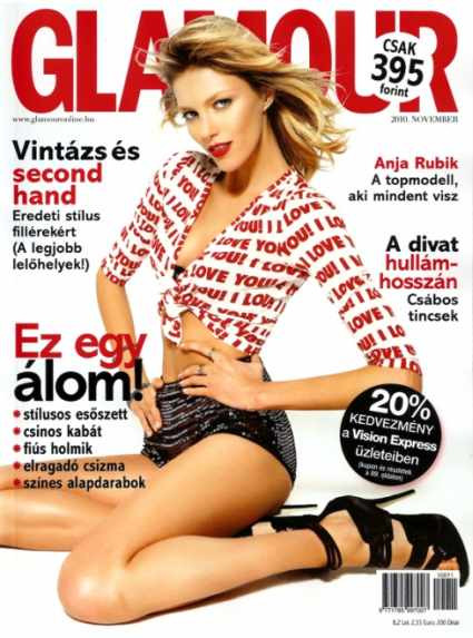 Anja Rubik na okładkach