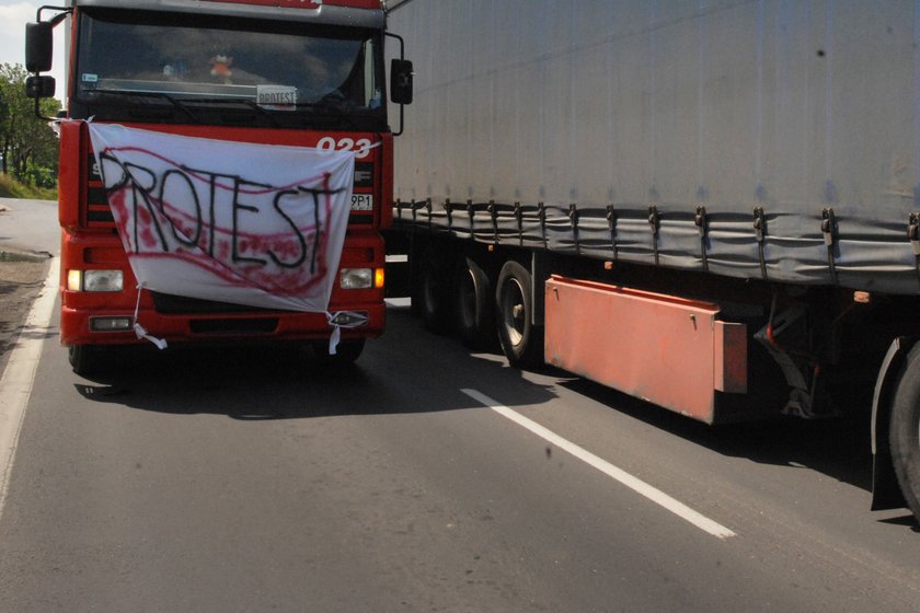 Protest przewoźników