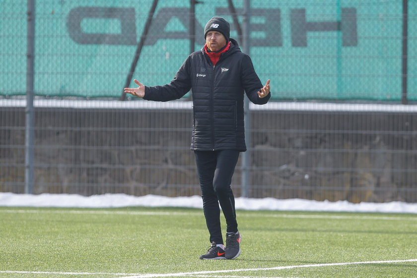 Pilka nozna. Ekstraklasa. Lechia Gdansk. Trening. 06.03.2018