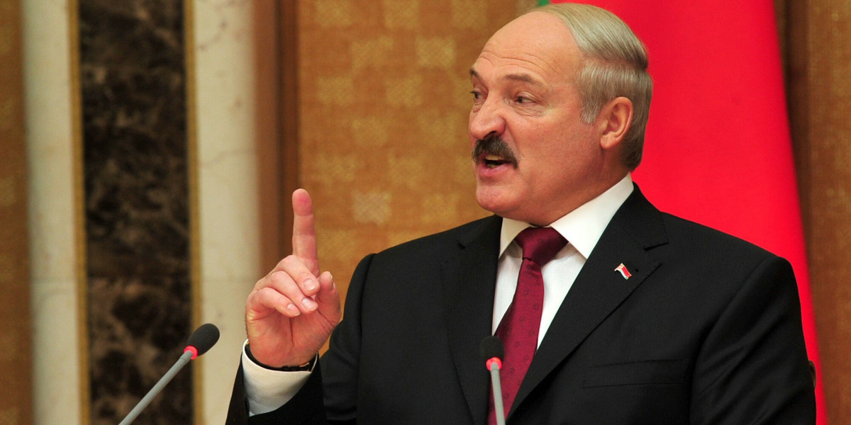 Białoruski dyktator Alaksander Łukaszenka.