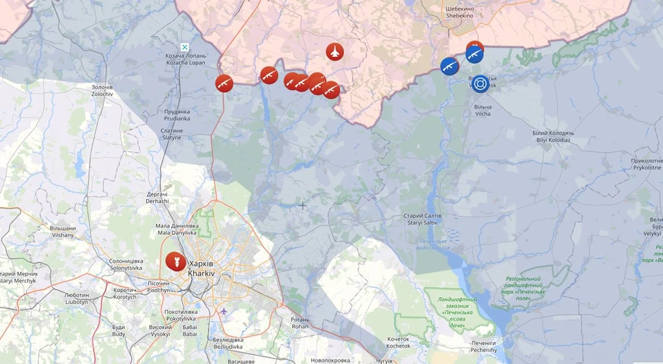 Ukrajinski front, Harkovska oblast, 10 maj 2024