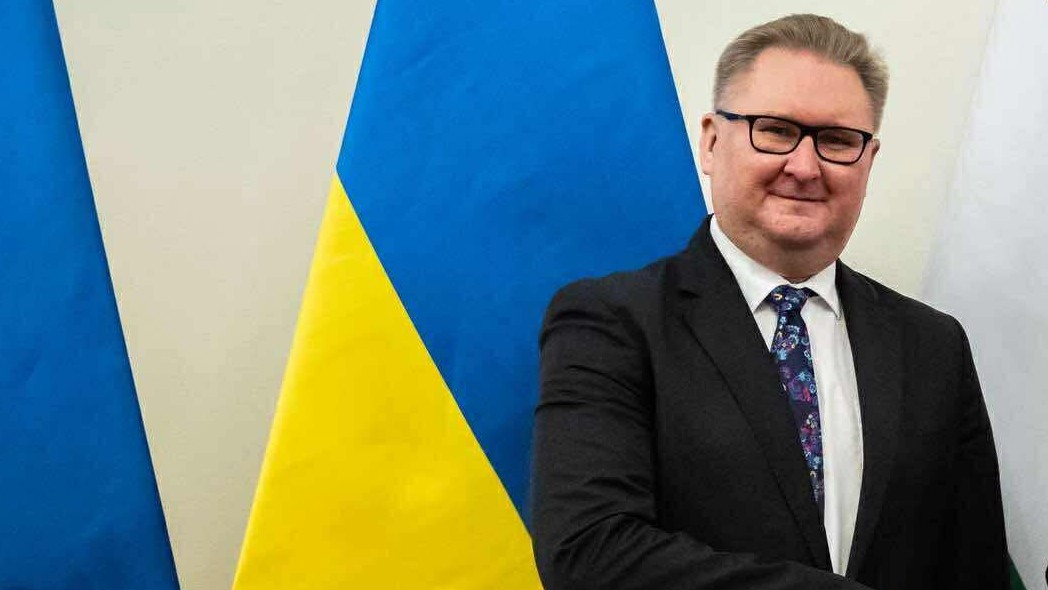 Podpredseda vlády Ukrajiny pre európsku a euroatlantickú integráciu Taras Kačka a maďarský minister zahraničných vecí Péter Szijjártó.