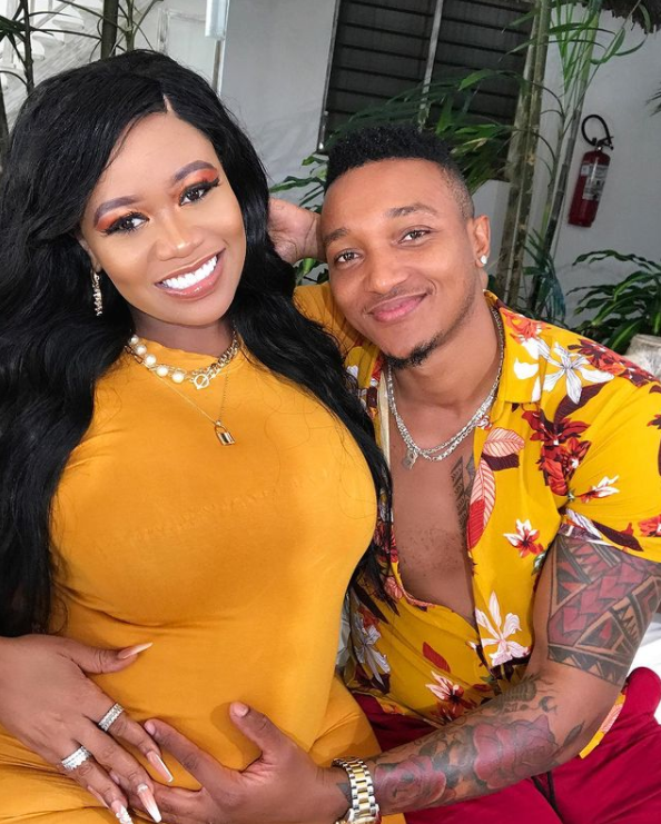 Socialite Vera Sidika with her husband Brown Mauzo