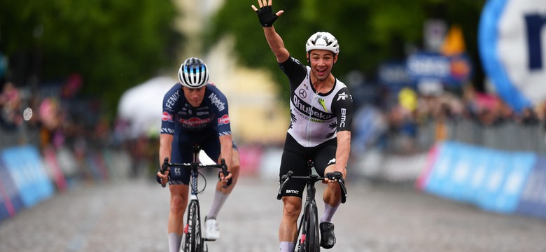 Giro d'Italia: etap dla Belga, Polak jechał w ucieczce