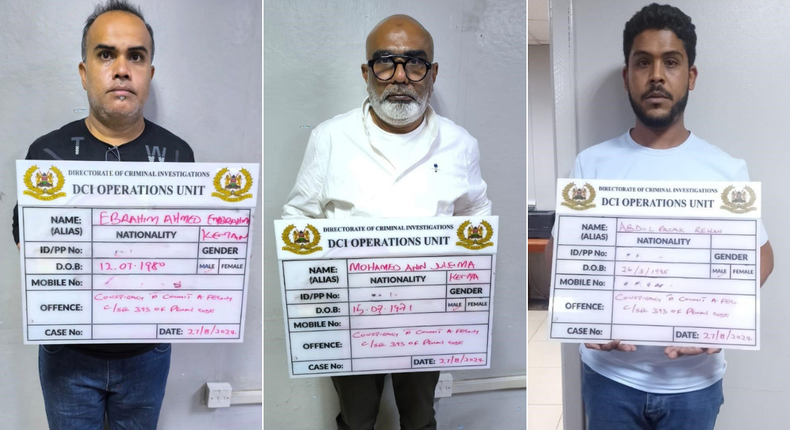 Three individuals have been charged at the Milimani Law Courts for their alleged involvement in a sophisticated fraud scheme that swindled a Pakistani national out of over Sh116 million.
