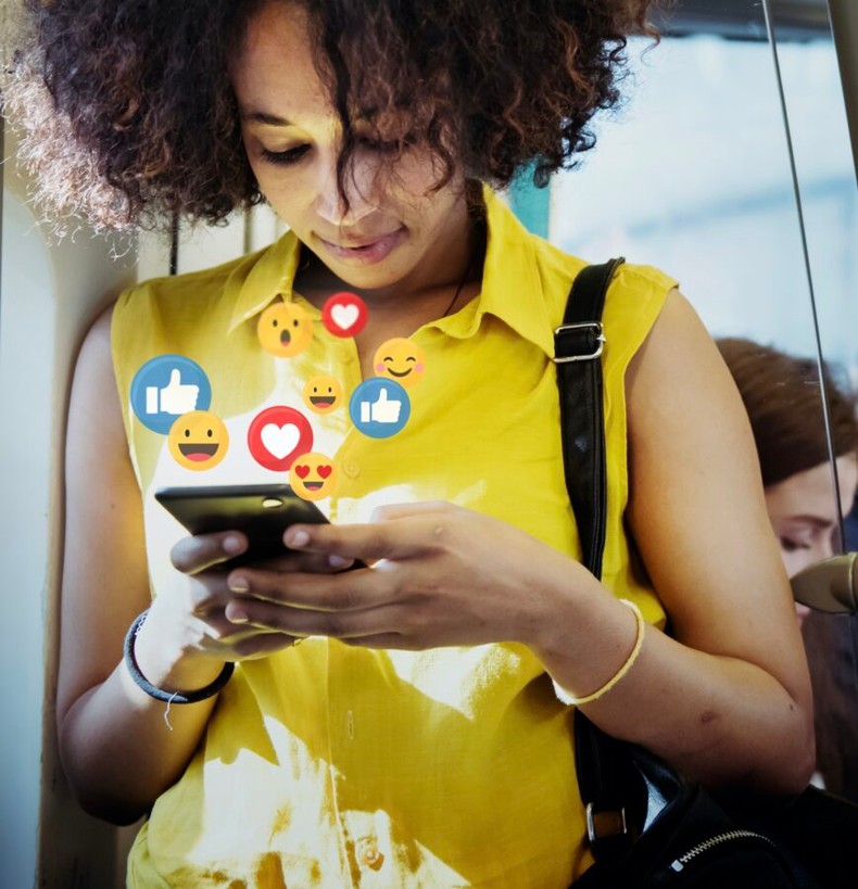 A lady on social media (Credit: Google) 