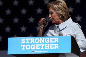 Hillary Clinton Campaigns On Labor Day In Ohio And Iowa