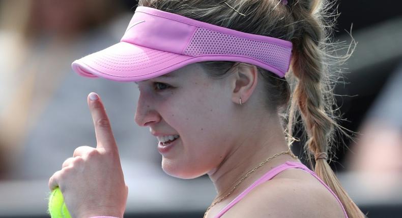 Eugenie Bouchard of Canada needed medical attention