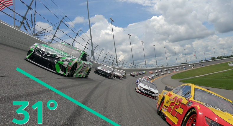 How NASCAR's banked turns help cars go faster | Business Insider Africa