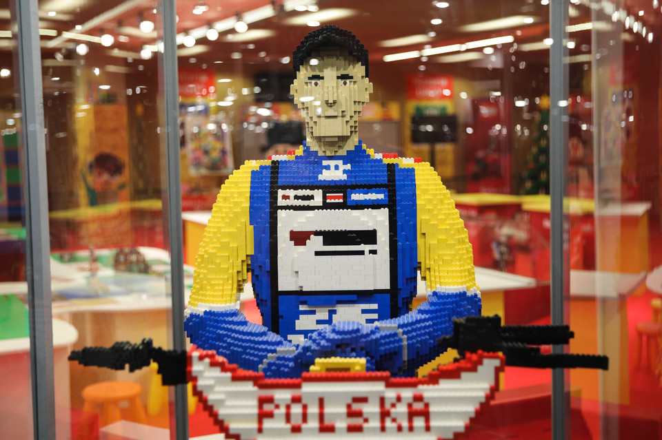 Tomasz Gollob z klocków Lego