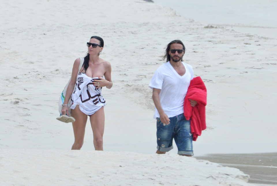 Bob Sinclar z żoną Ingrid podczas wakacji na St. Barths (fot. Agencja Forum Gwiazd)