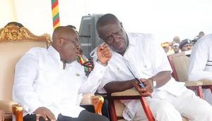 Dr. Anthony Yaw Baah with Nana Addo