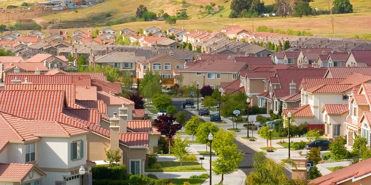 Housing is dense in certain parts of California, but there's still room for ADUs in other areas.
