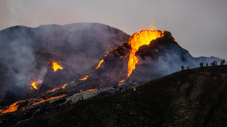 Wulkan Fagradalsfjall, Islandia