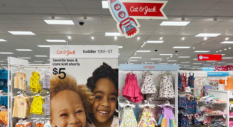 Target introduced its Cat & Jack line in 2016 and quickly reached $2 billion in annual sales.Dominick Reuter/Insider