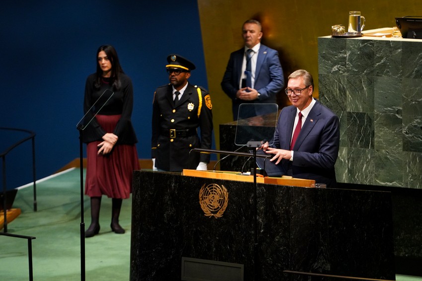 Aleksandar Vučić na Generalnoj skupštini Ujedinjenih nacija