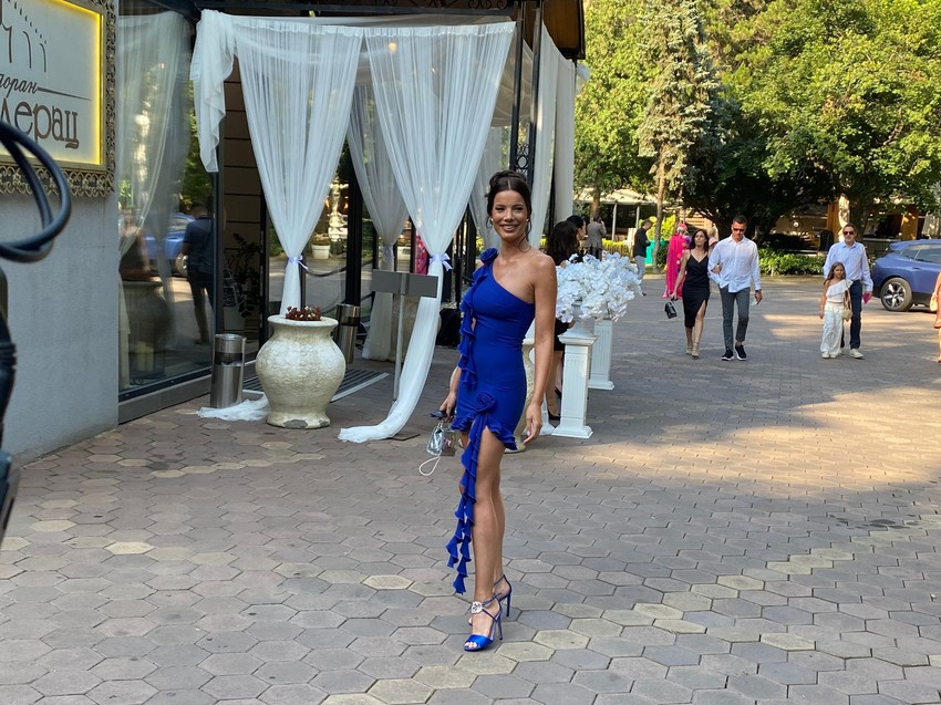 Teodora Bjelica na svadbi Marije Mikić