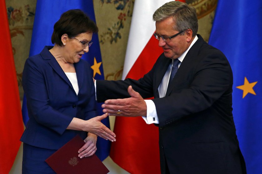 Ewa Kopacz i Bronisław Komorowski