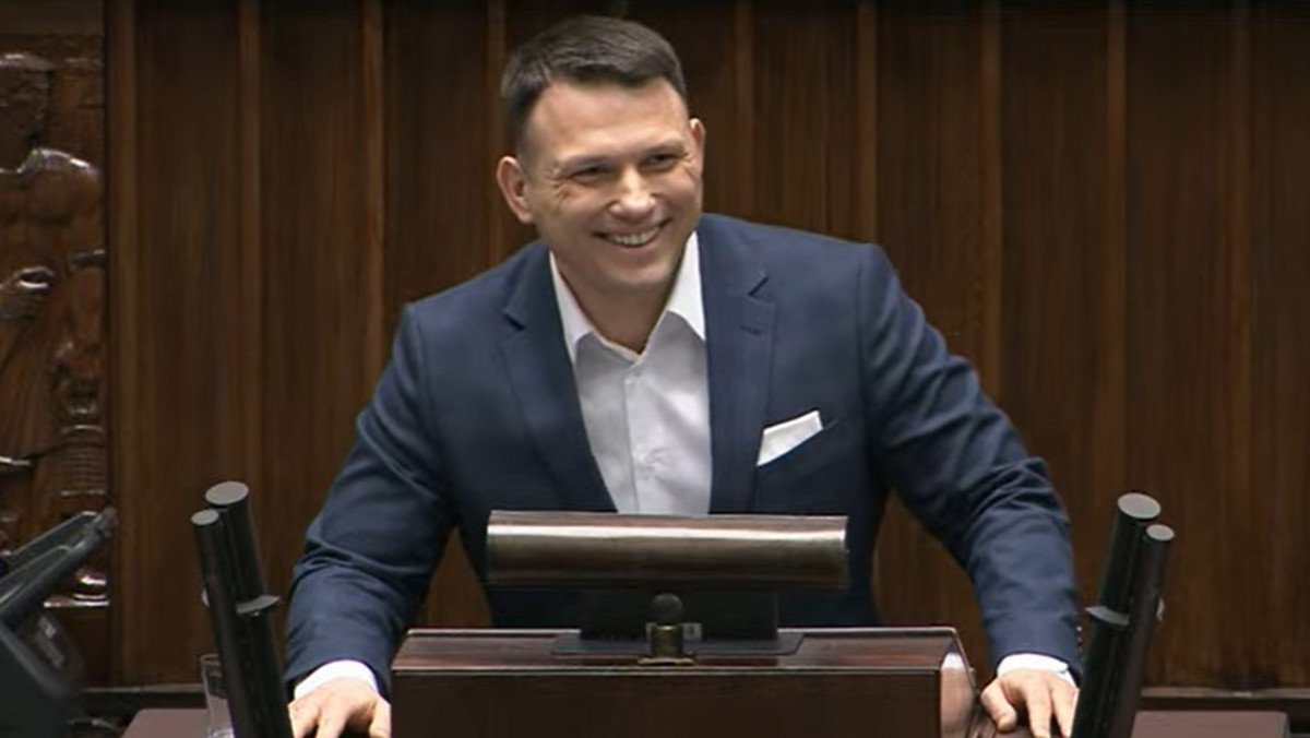 Sławomir Mentzen wywołał salwę śmiechu w Sejmie. "Taśma się skończyła"
