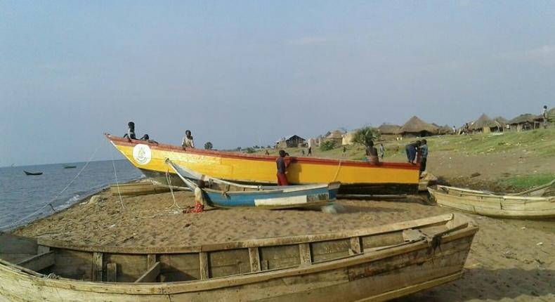 Fishing on Lake Albert is one of the main occupations in Ituri province, northeast DR Congo, which borders Uganda