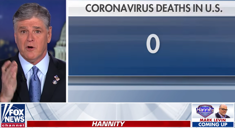 Fox News prime time host Sean Hannity.