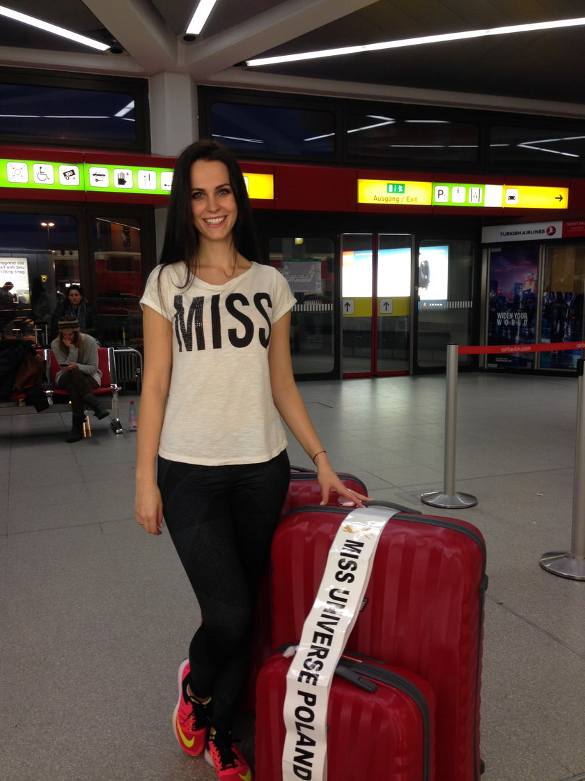 Marcela Chmielowska na zgrupowaniu Miss Universe