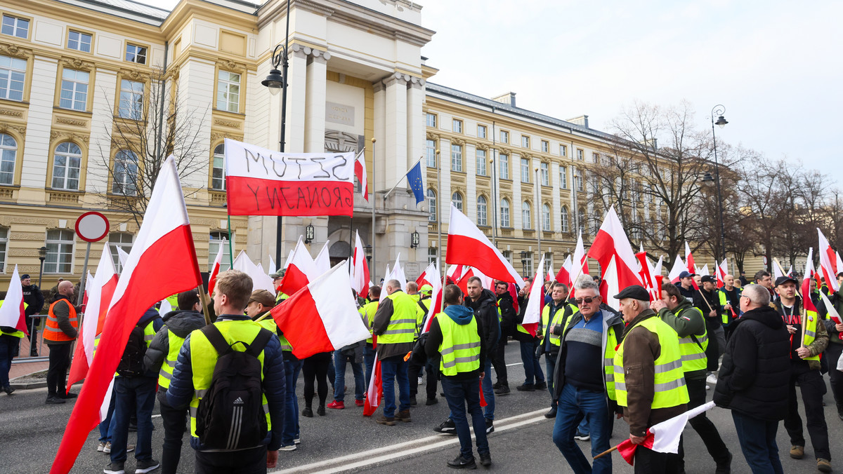 Protest rolników w Warszawie. Gdzie blokady?