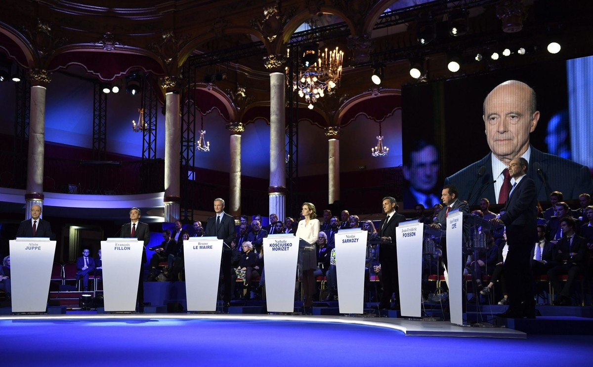 Debata podczas francuskich prawyborów