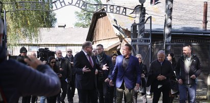 Arnold Szwarzenegger w Polsce. Odwiedził  Auschwitz i spotkał się z ocalałą więźniarką. Co zobaczył?