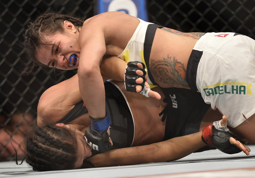 Joanna Jędrzejczyk pokonała Claudię Gadelhę i przeszła do historii UFC