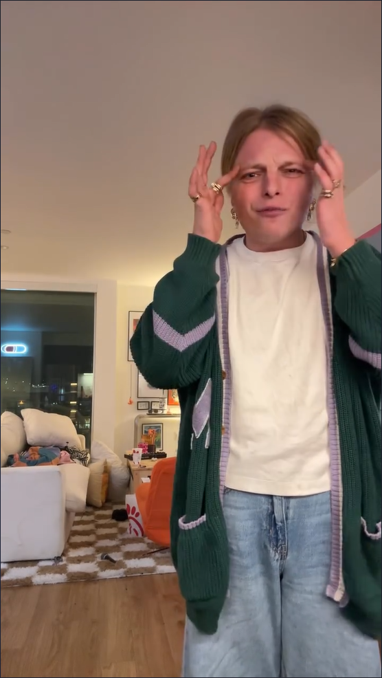 Americká influencerka Gwen McMullen.