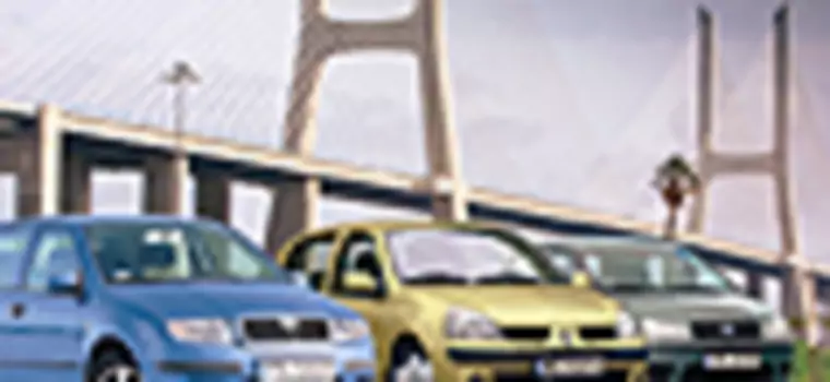 Renault Clio II, Skoda Fabia, Fiat Punto II - Samochody spod lady