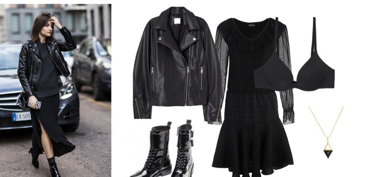 Wiosenne STYLIZACJE w wersji black total look