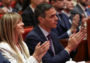 Begonja Gomez i Pedro Sančez