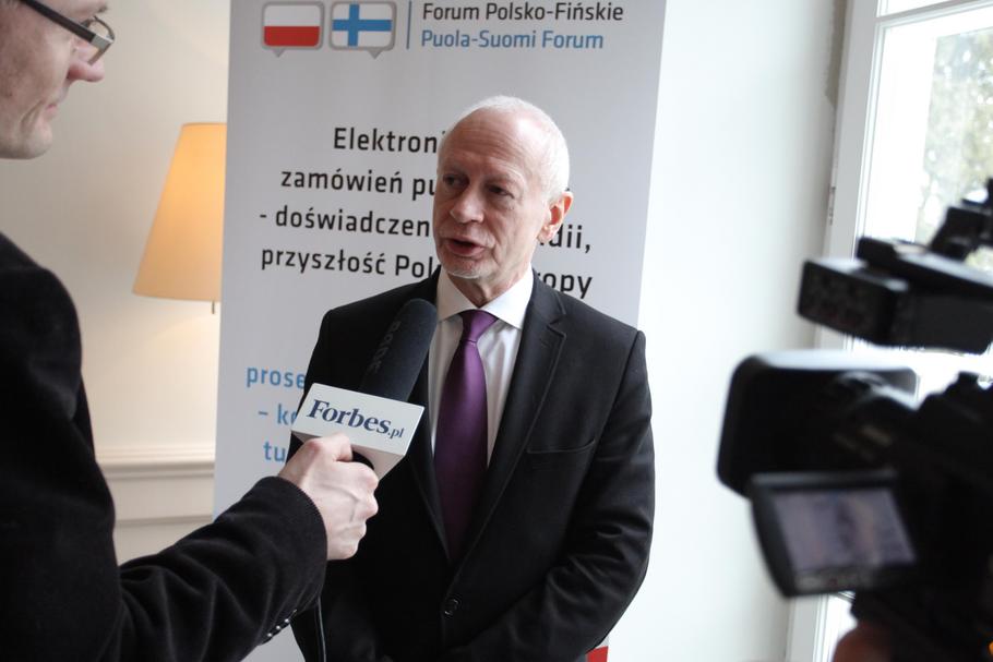 Michał Boni podczas Forum Polska-Finlandia