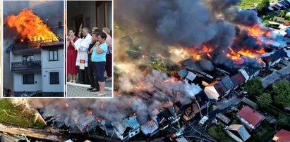 Podhalańska wioska w ogniu. Wielki pożar w Nowej Białej. Są ranni