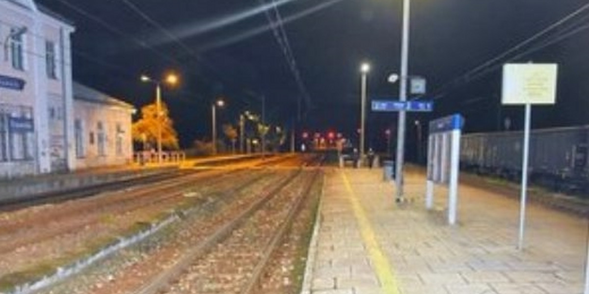 Zdarzenie miało miejsce na stacji kolejowej w Trawnikach. 