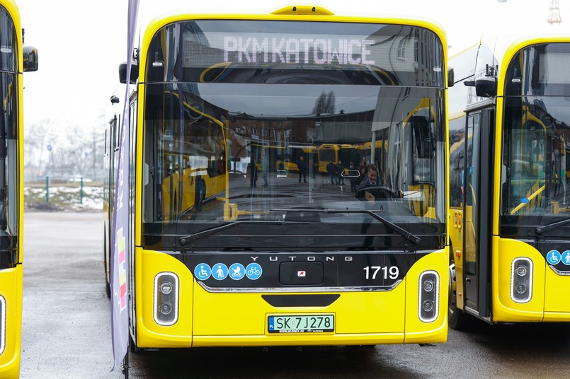 Nowe elektryczne autobusy Yutong w taborze PKM Katowice