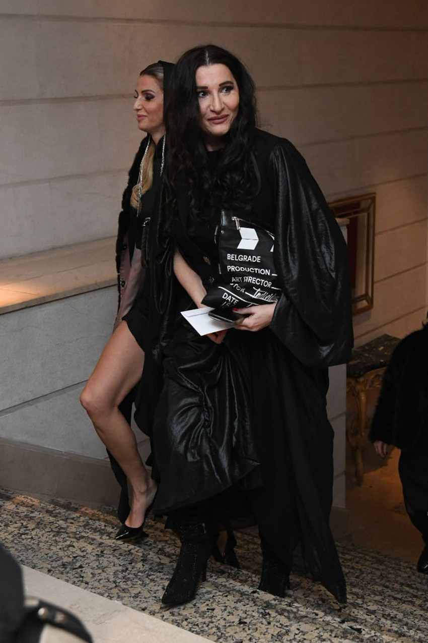 Mira Škorić na reviji Bate Spasojevića