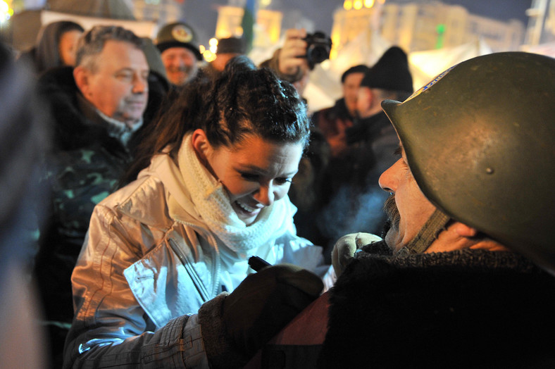 Rusłana broniąc Majdanu