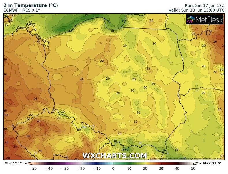 Dzień przyniesie przyjemną temperaturę sięgającą maksymalnie 24 st. C